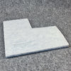 Weißer, speziell geformter Ersatzfilter aus Filtervlies mit präziser Passform, geeignet als VALLOX KWL 80/90/91/ ValloPlus 240 - kompatible Ersatzfilter für Lüftungsanlagen.