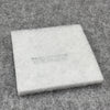 Quadratischer weißer Ersatzfilter aus feinfädigem Vliesmaterial, passend für Ventomaxx Z-WRG Plus - kompatible Ersatzfilter, geeignet für Lüftungs- und Wärmepumpensysteme.