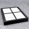 Viessmann Vitovent 200-C - kompatible Ersatzfilter mit stabilem, wiederverwendbarem PLA+‑Rahmen und vier weißem Filtervlies, passend für Lüftungs- und Wärmepumpensysteme.