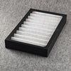 Wechselrahmen mit weißen Faltenfiltern für DANTHERM DRV 450 / HRV 5 – kompatible Ersatzfilter, gefertigt aus widerstandsfähigem PLA+ für nachhaltige Lüftungsanlagenpflege.