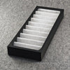 Wechselrahmen mit weißer Filtermatte in Faltenstruktur, passend für Pluggit Avent P310 (AP310) - kompatibler Ersatzfilter, ideal für nachhaltige Lüftungsfilter bei PMH FILTER SERVICE.