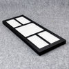 Wechselrahmen 498×237×24mm mit M6-Filtermatte für Brink Renovent HR 250/325 mit Bypass, Allergiker-Option