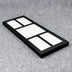 Flacher Wechselrahmen 500 × 198 × 15 mm für ZEHNDER ComfoAir Standard 300 / 375